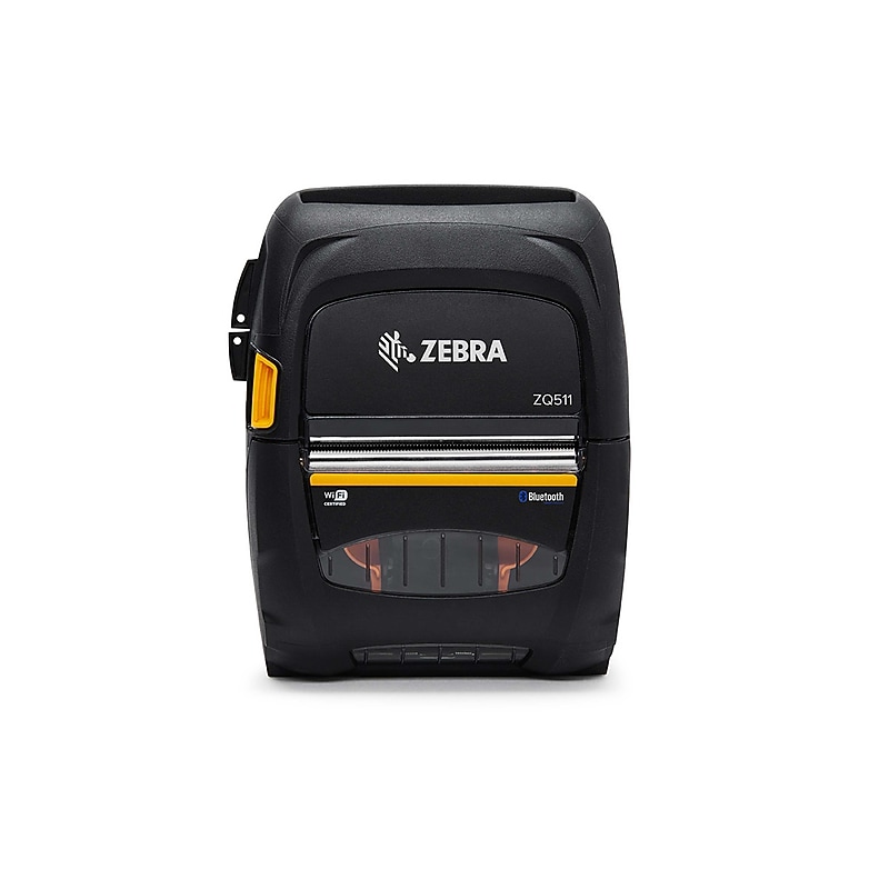 Zebra ZQ511 Direct Thermal Label/Receipt Printer 2.83” Wide (203dpi), USB/Wi-Fi/Bluetooth, Black image 1