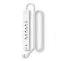 Staples TECH 6-Outlet 2-USB Port Surge Protector, 6', 1800 Joules, White (ST62777)~#|#~916FAEFF-95ED-4063-A54B23C295ECFC7B_sc7