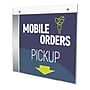 Deflect-O Classic Image Document Holder, 8.5" x 11", Horizontal, Wall Mounted, Clear Plastic (68301)~#|#~916FE3A4-4BD1-4EAC-8437EA6A48B500BC_sc7