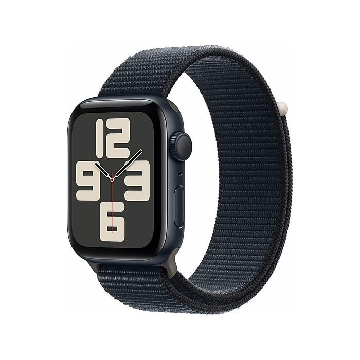 Apple - ms‘s Apple Watch SE (GPS), Midnight, 44mm (MREA3LL/A) | Staples