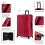 InUSA Vasty 33.86" Hardside Suitcase, 4-Wheeled Spinner, TSA Checkpoint Friendly, Grey (IUVAS00XL-GRE)~#|#~9172C2DA-82B0-40FB-8AD7E3200DB062F5_sc7