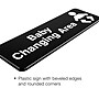 Excello Brands Restroom Indoor Wall Sign, 9" x 3", Black/White, 3/Pack (EGP-HD-0256)~#|#~918564BF-015C-4074-88DD227487266FDF_sc7