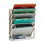 Mind Reader 5-Compartment Mountable Plastic Vertical File Storage, Beige (WALLANCH-BEI)~#|#~918982B9-EBE3-4B61-9F23D3C0BD646EF8_sc7