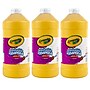 Crayola Artista II Washable Tempera Paint, Yellow, 32 oz., 3/Bundle (BIN543132034-3)~#|#~918C8F15-6ADC-4873-BB02976E39259AC1_sc7