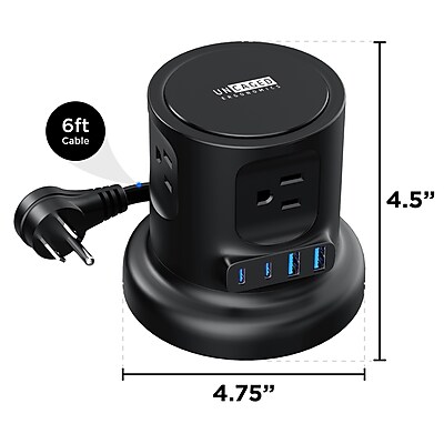 Uncaged Ergonomics Retractable Cube Extension Cord - Thumbnail 3