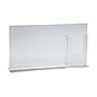 Azar Displays Acrylic Counter Display Sign Holder with Brochure Holder, 2/Pack (252054-2-PACK)~#|#~918E3BAC-8877-4B28-87CEFCF98A752E69_sc7