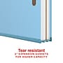 Staples Heavy Duty Pressboard Classification Folder, 1-Divider, 2" Expansion, Letter Size, Light Blue, 10/Pack (ST62740)~#|#~918FB962-E6D2-4DDC-8500B5D4F56EBC7A_sc7