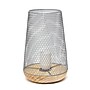 Creekwood Home Industrial Mesh 9" LED Table Lamp, Gray (CWT-1004-GY)~#|#~919318C0-5476-4166-8E8BBD7D769F7272_sc7