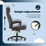 Serta Comfort Big & Tall Ergonomic Bonded Leather Swivel Executive Office Chair, Brown (CHR10131B)~#|#~919B2021-4B2E-47A3-B49B76DB8023FA45_sc7