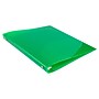JAM Paper 1/2" 3-Ring Flexible Poly Binder, Green (PB75237GR)~#|#~919E63E3-E601-411F-A667D33C7636FACF_sc7