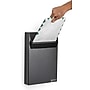 AdirOffice Steel Wall-Mounted Weatherproof Drop Box Interoffice Mailbox, Large, Black (631-14-BLK-PKG)~#|#~91A42FF6-A02C-4680-8FE29863A65CFA18_sc7