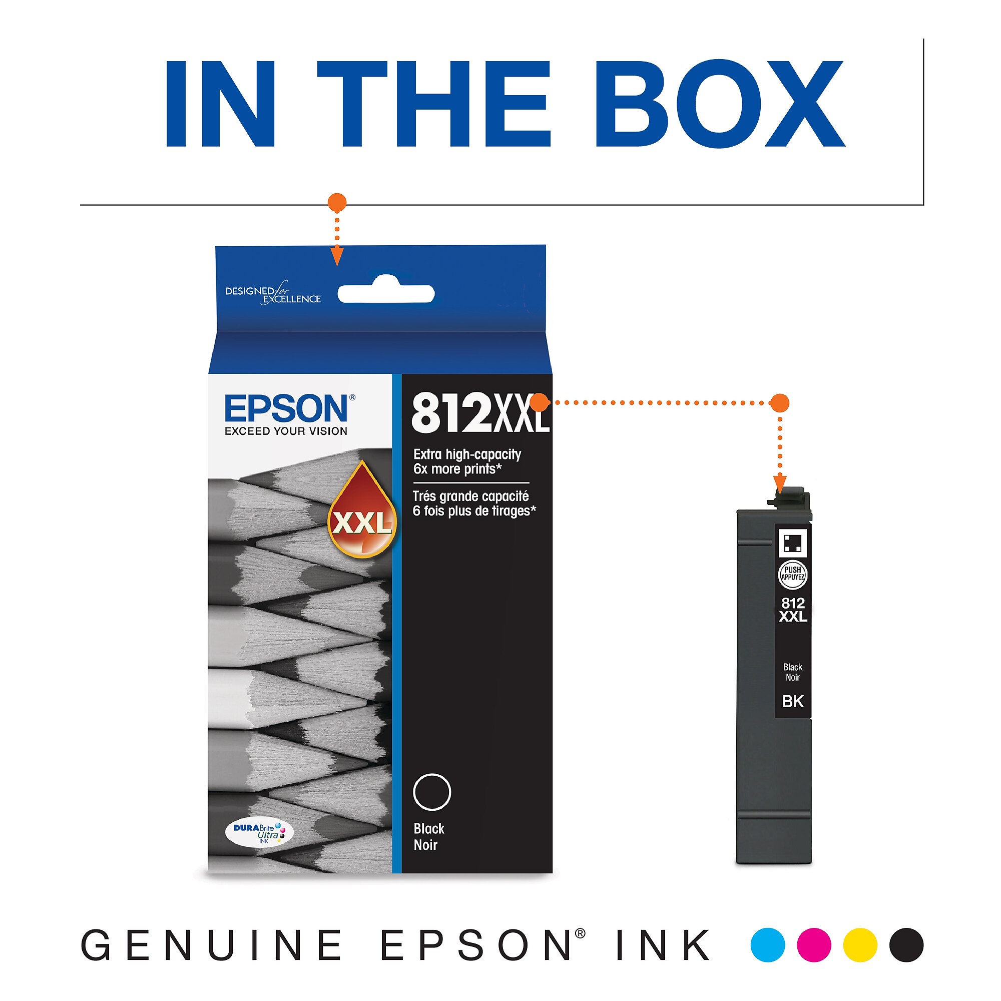 Epson T812XXL Black Extra High Yield Ink Cartridge (T812XXL120-S) Sansujyuku sansujyuku.com