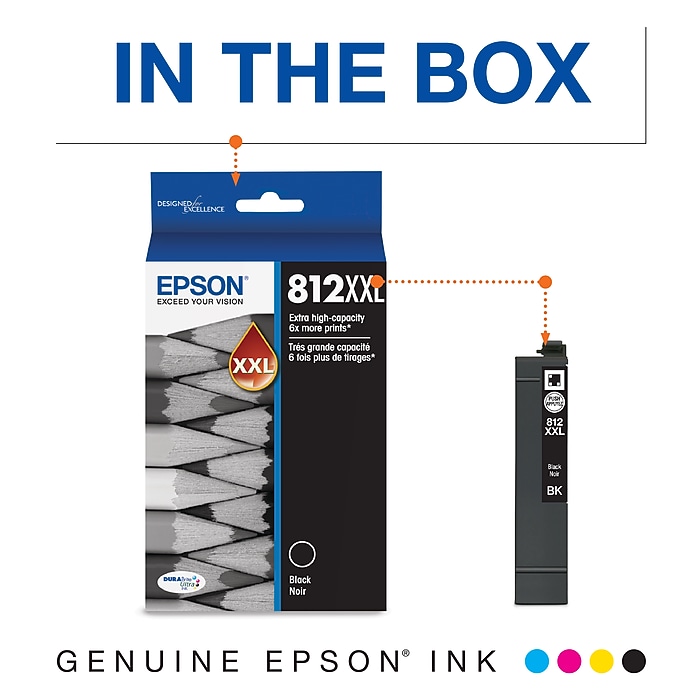 Epson T812XXL Black Extra High Yield Ink Cartridge (T812XXL120-S