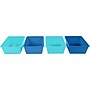 Humble Crew Large Storage Bins, Navy/Teal, 4/Pack (XL104)~#|#~91A9CE59-720C-4184-895EB191FFFA25D5_sc7