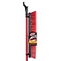Libman Commercial 24" Multi-Surface Clamp Handle Push Broom, Red & Black Bristles, 4/Carton (1189)~#|#~91A9F20F-4957-4DA0-A916EB21051E8CB8_sc7