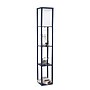 Simple Designs Etagere Organizer 62.5" Floor Lamp with Rectangular Shade, Navy Blue (LF1014-NAV-CCLB)~#|#~91AA82F1-27FC-48E4-9A776514A9EF7B5F_sc7