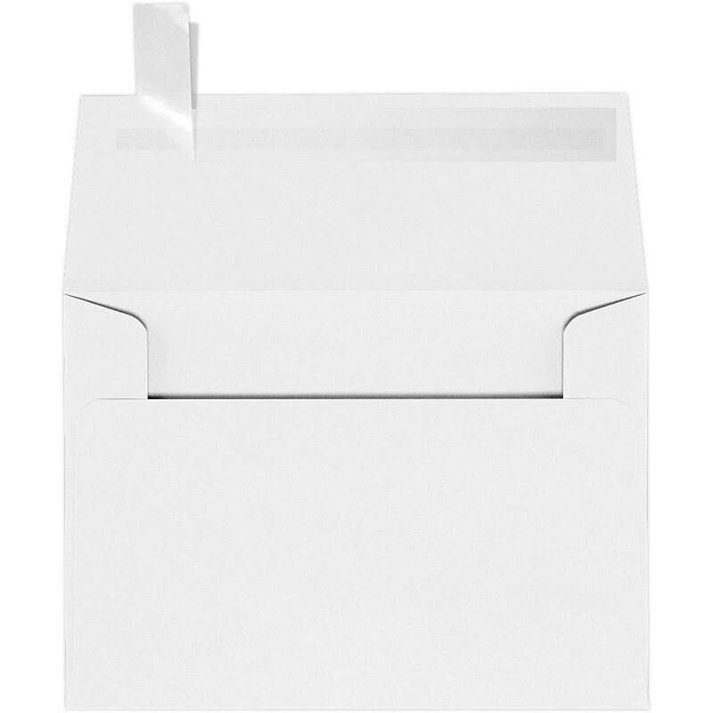 JAM Paper Self Seal A1 Booklet Envelope 3 5/8" x 5 1/8", White, 50/Pack (FE4565-05-50) image 1
