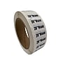 Nahanco 29" Waist Plastic Size Marker, Black/White, 250/Roll (DSM-471)~#|#~91B05F04-EDB1-4E05-823C5511B22D9310_sc7