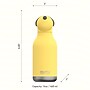 ASOBU Bestie Bottle Dog Stainless Steel Vacuum Insulated Water Bottle, 16 oz., Yellow (ADNASBV44DO)~#|#~91B2E376-BA33-4DC6-959E9E5C1262465E_sc7