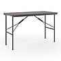 Staples 4' x 24" Wooden Heavy Duty Folding Table, Walnut (58365)~#|#~91B47862-9DF6-486D-B798A2013C13806A_sc7
