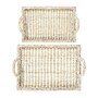 Storied Home Decorative Rattan Tray Set with Whitewashed Finish (DF3146)~#|#~91B9F31D-862F-4B9E-ADAF1AEFD07BF448_sc7