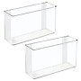 iDESIGN Adhesive Organizers, Clear, 2/Set (27933M2)~#|#~91BFA5DF-E574-42EC-9DDF6D4D54D60B51_sc7