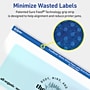 Avery TrueBlock Laser/Inkjet Rectangle Multipurpose Labels, 2.5" x 7", White, 30/Pack (94247)~#|#~91C668A8-608F-4DEB-99AB2655AAE2A4AB_sc7