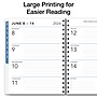2026 Global Printed Products 8.5" x 11"  Weekly & Monthly Standard Planner, Plastic Cover, Green (RRY26-COMBO-86)~#|#~91C78D2A-987D-4978-B3E0A35D2342C7AF_sc7