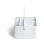 U Brands The Perforated Collection 4-Compartment Metal Desk Storage, White (5720U01-06)~#|#~91CA8AE7-D933-40A0-A55CAD7023954DDB_sc7
