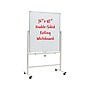 Excello Global Products Double Sided Magnetic Mobile Dry-Erase Whiteboard Easel, 36" x 42" (EGP-HD-0546)~#|#~91CEAB69-0EB8-4720-8467E86D1622AF85_sc7