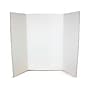 Flipside Tri-Fold Project Board, 48" x 36", Corrugated Paper, White, 4/Pack (18042)~#|#~91D0B8BB-8A18-4022-AE1A00C0E1AF619E_sc7