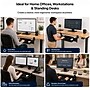 Uncaged Ergonomics KT4 Clamp-On Adjustable Under-Desk Keyboard Tray, Black ~#|#~91DB5AC5-B802-474A-A4DB3CCBAE562EB8_sc7