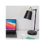 V-Light LED Desk Lamp, 19"H, Gold/Black Matte Metal (SV20106TH)~#|#~91E3BF17-A9B1-4AB6-BAA9310461163345_sc7