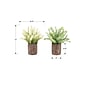 Monarch Specialties Inc. 12" Artificial Mullberry Grass Plant in Pot, 2/Set (I 9360)~#|#~91E55782-E855-42EE-BFF83CF94B7D8CB7_sc7