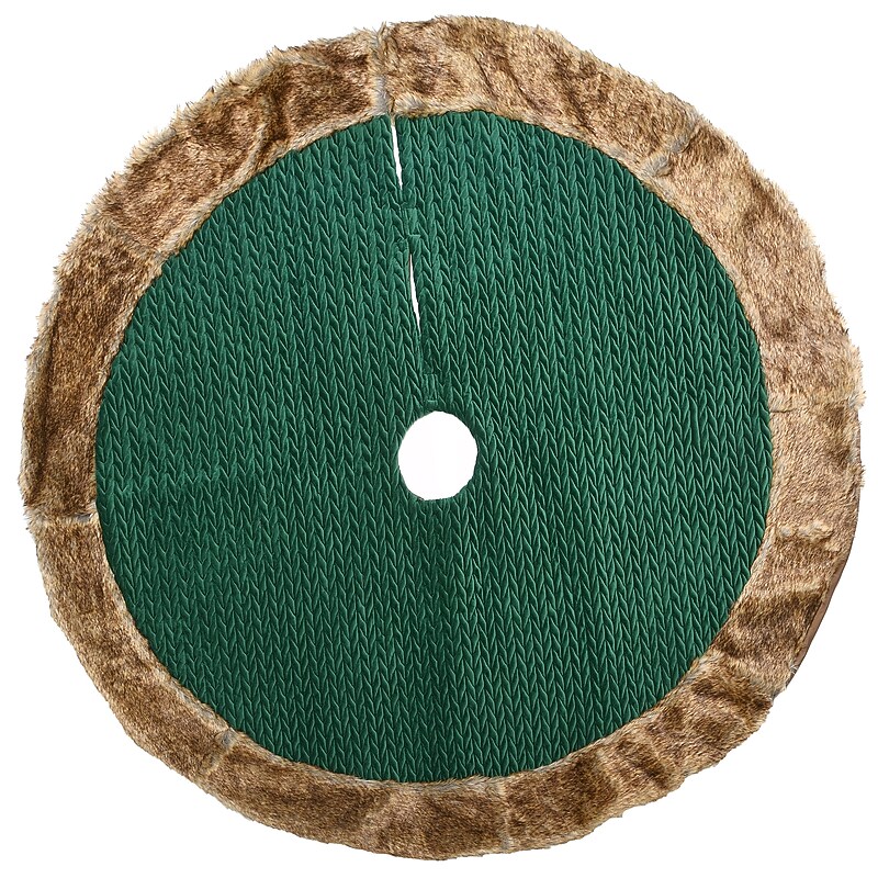 National Tree Company 48" Rural Homestead Collection Quilted Tree Skirt (AH63-15201-1) image 1