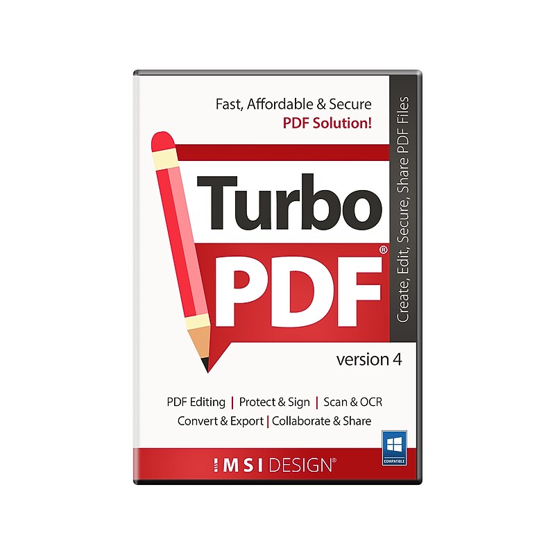 Individual Software TurboPDF v4 for 1 User, Windows, Download (40010) image 1