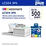 Brother LC504 Cyan/Magenta/Yellow Standard Yield Ink Cartridges, 3/Pack (LC5043PK)~#|#~91EC5E5D-7785-4A22-B3EBD2CFF1F011DC_sc7