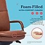 La-Z-Boy Opus Ergonomic Bonded Leather Swivel Executive Chair, Cognac and Graphite (CCHR10015C)~#|#~91F34199-718D-4466-B072C53F7E9EA099_sc7