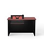 VersaDesk Enclosed Revolution 48"W Computer Desk, Cherry/Black (RSD4830-BC)~#|#~91F6D1FB-E256-4176-8CE2AC9A6065A9E7_sc7
