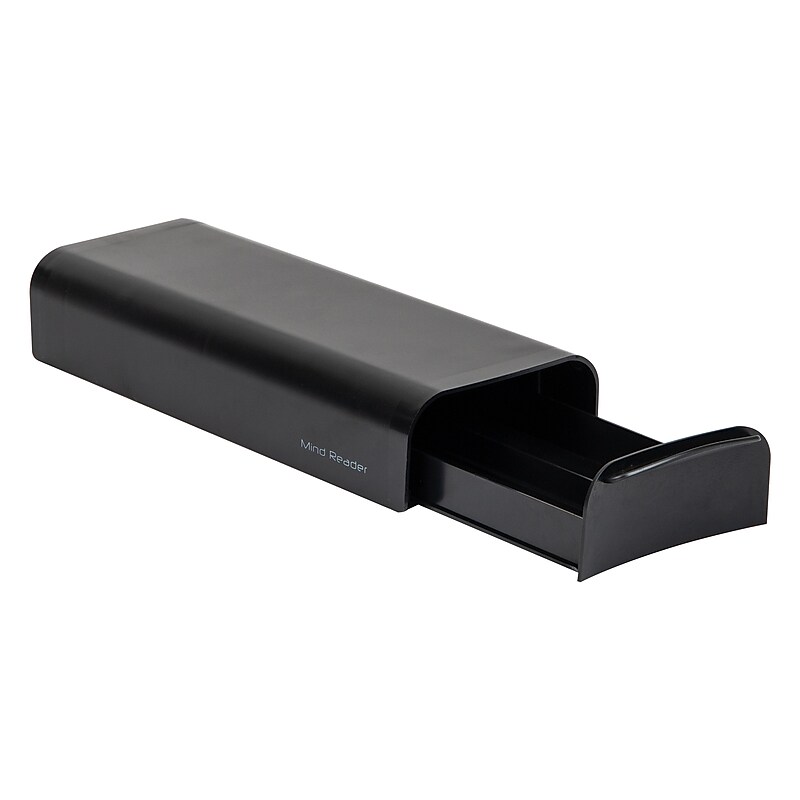 Mind Reader Plastic Coffee Pod Storage Drawer For 12-14 Capacity, Black (TRY03-BLK) image 1