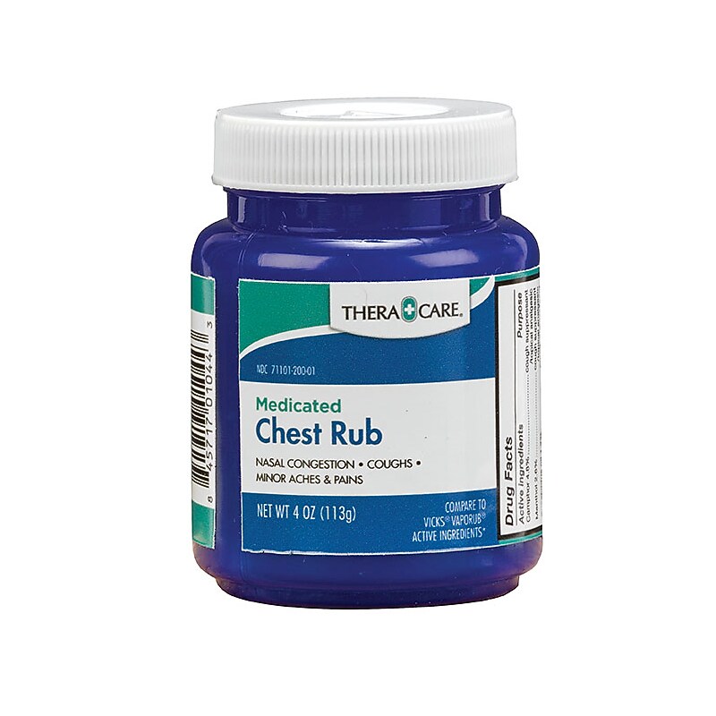 TheraCare Chest Rub Medicated Ointment, 4 oz. (19-205) image 1