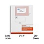 Staples Laser/Inkjet Shipping Labels, 2" x 4", White, 10 Labels/Sheet, 250 Sheets/Pack, 2500 Labels/Box (ST18066-CC)~#|#~91FC1A7F-D111-4423-ACF9CA36A5E47607_sc7