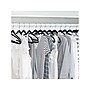 Honey-Can-Do Metal Slim-Profile Nonslip Velvet Hanger, Black, 35/Pack (HNG-08656)~#|#~91FC7189-2E1C-4F86-A2DFBAB1D621A8CE_sc7