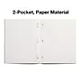 Staples Smooth 2-Pocket Paper Folder with Fasteners, White, 25/Box (50778/27545-CC)~#|#~91FE9AAF-FA3E-4CCD-BB8B09A64F421F1F_sc7