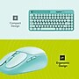 Styletech MK520 Wireless Ergonomic Keyboard, Mint (STY-MK520-MNT-US)~#|#~92005A58-5F2D-47EF-890948687D01EC67_sc7
