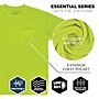 GloWear 8092 High Visibility Short Sleeve T-Shirt, Lime, 4XL (21798)~#|#~920360E6-989B-4845-B2737272B7ABEE40_sc7