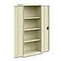 OIF 66"H Steel Storage Cabinet with 3 Shelves, Putty (CM6615PY)~#|#~9207D4BD-0512-47BC-BB242CE1A0807CF0_sc7