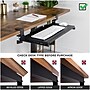 Mount-It! Adjustable 24"W Clamp-On Keyboard and Mouse Tray, Black (MI-7180)~#|#~9208D7E2-879C-4887-AB336195DF09705B_sc7