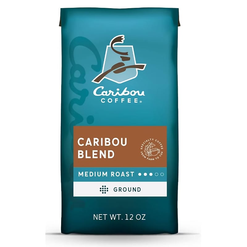 Caribou Coffee Caribou Blend Drip Grind Ground Coffee, Medium Roast, 12 oz. (505546) image 1