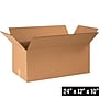 24" x 12" x 10" Shipping Boxes, 32 ECT, Brown, 25/Bundle (241210)~#|#~920A1B27-5599-412C-8D3F2A529006D8EB_sc7